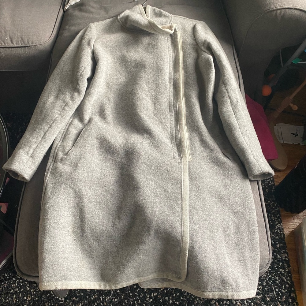 Aritzia Babaton Gray Wool Coat